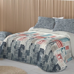 Colcha bouti AIDAN REVERSIBLE - Imagen 1